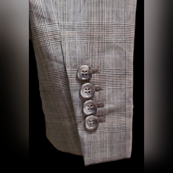 Ann Taylor Loft size 10 gray blazer - Picture 3 of 10